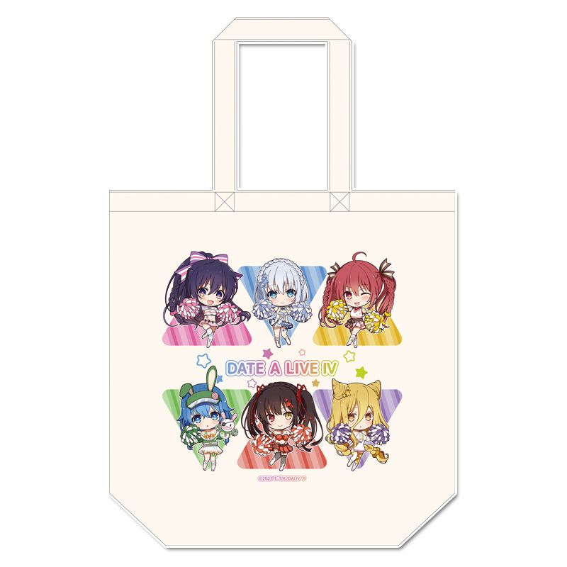 [Pre-order] "Date A Live IV" Puchichoko Canvas Tote Bag Cheerleader