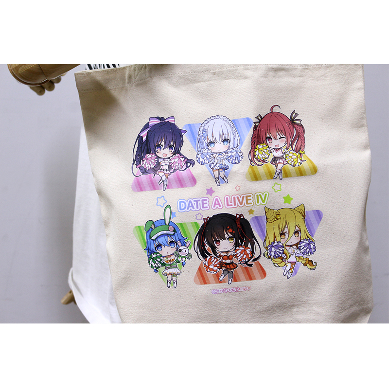 [Pre-order] "Date A Live IV" Puchichoko Canvas Tote Bag Cheerleader