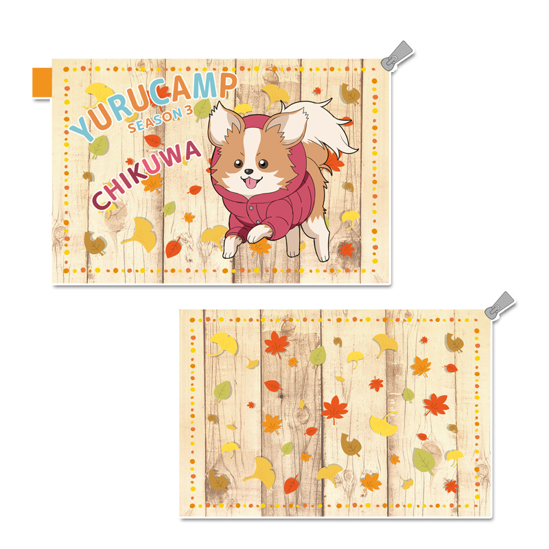 [Pre-order] "Yurucamp Season 3" Puchichoko Water-repellent Pouch Chikuwa
