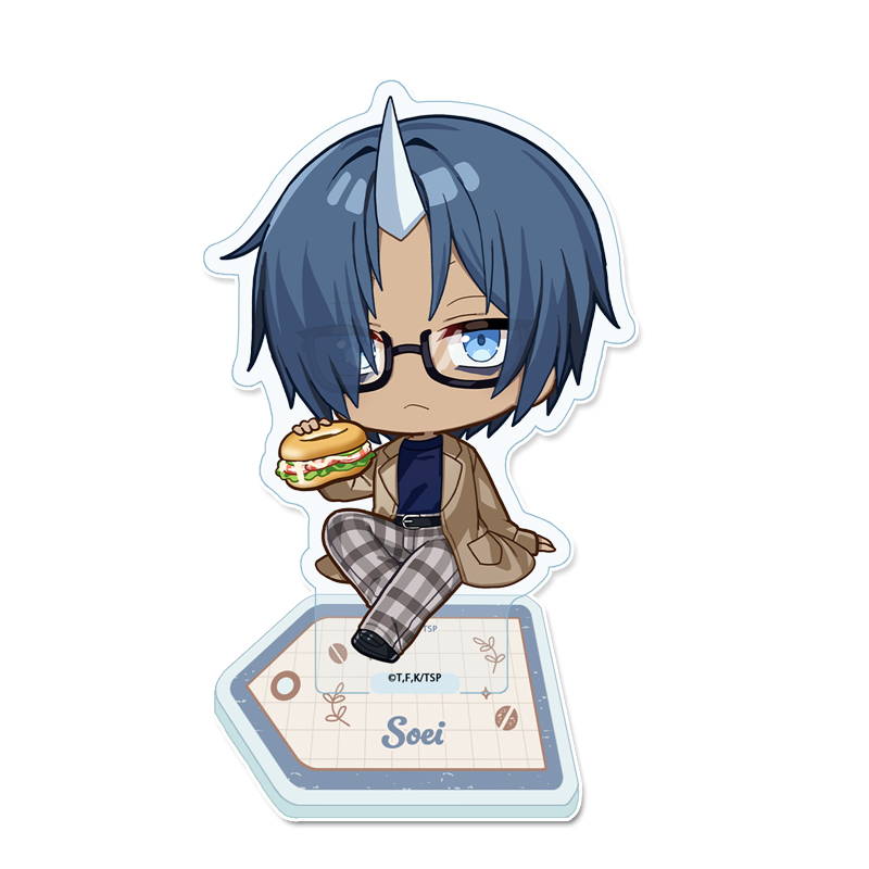 "That Time I Got Reincarnated as a Slime" Puchichoko Acrylic Stand Soei Cafe Food Ver.