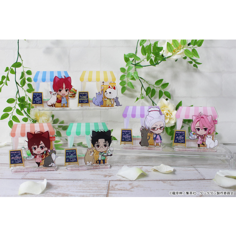 "DANDADAN" Puchichoko Mini Acrylic Diorama Okarun Cat Cafe