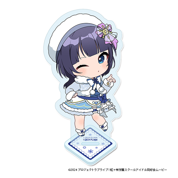 "Love Live! Nijigasaki High School Idol Club" Puchichoko Acrylic Stand Asaka Karin Winter Costume Ver.