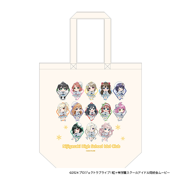 "Love Live! Nijigasaki High School Idol Club" Puchichoko Canvas Tote Bag Winter Costume Ver.