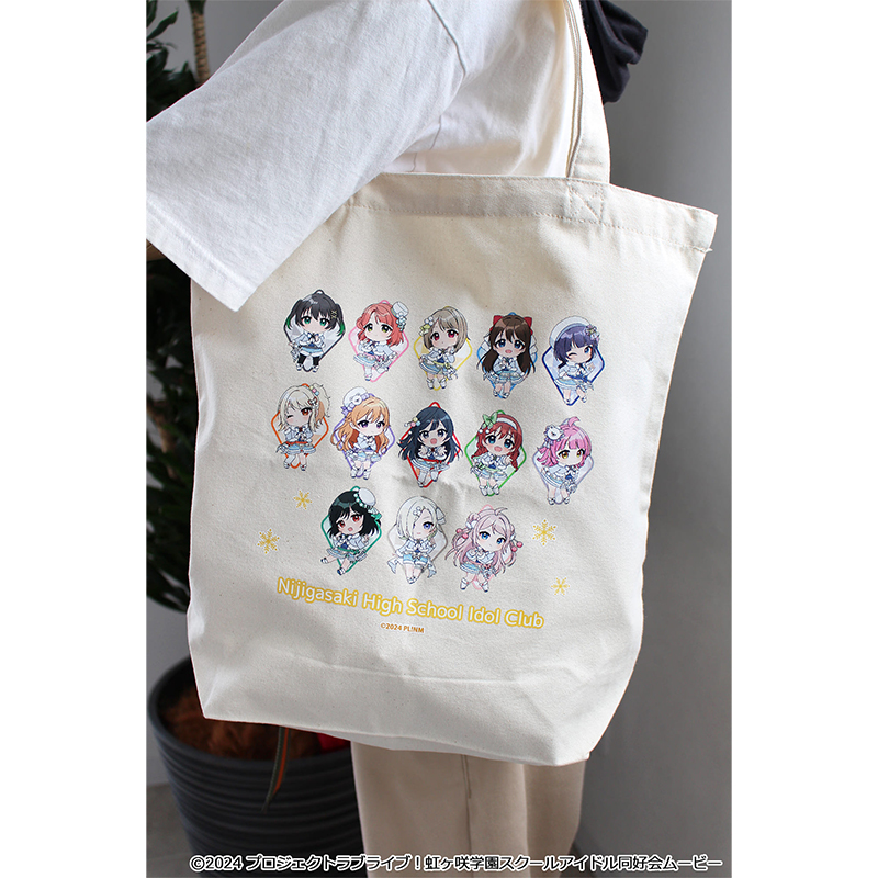 "Love Live! Nijigasaki High School Idol Club" Puchichoko Canvas Tote Bag Winter Costume Ver.