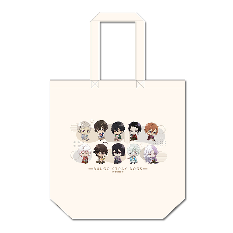 "Bungo Stray Dogs" Puchichoko Canvas Tote Bag Reading Ver.