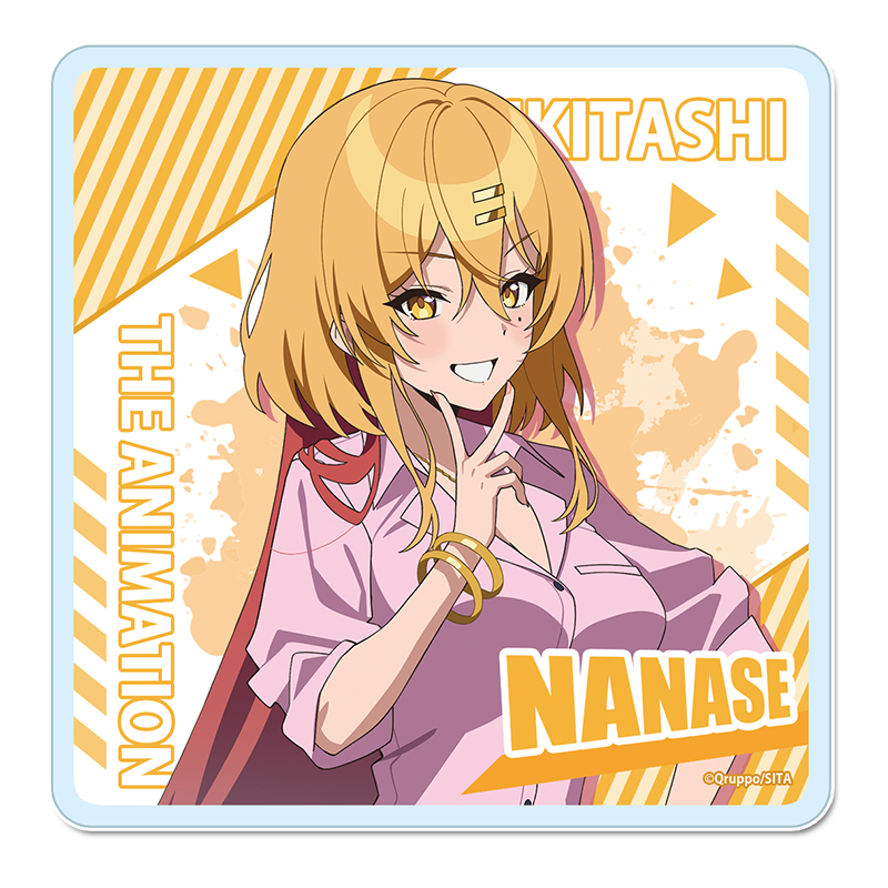 "Nukitashi THE ANIMATION" Acrylic Coaster Katagiri Nanase