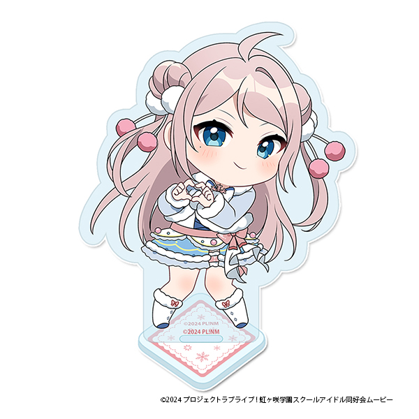 "Love Live! Nijigasaki High School Idol Club" Puchichoko Acrylic Stand Zhong Lanzhu Winter Costume Ver.