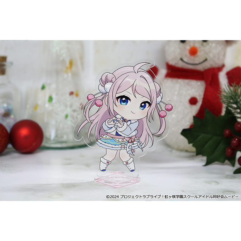 "Love Live! Nijigasaki High School Idol Club" Puchichoko Acrylic Stand Zhong Lanzhu Winter Costume Ver.