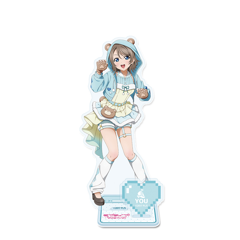 "Love Live! Sunshine!!" Original Illustration Acrylic Stand Watanabe You Animal Costume