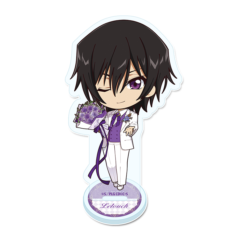 "Code Geass Lelouch of the Rebellion" Puchichoko Acrylic Stand Lelouch (A) Flower Collection