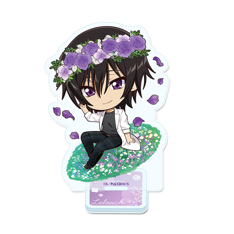 "Code Geass Lelouch of the Rebellion" Puchichoko Acrylic Stand Lelouch (B) Flower Collection