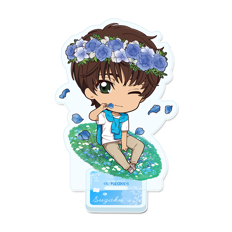 "Code Geass Lelouch of the Rebellion" Puchichoko Acrylic Stand Suzaku (B) Flower Collection