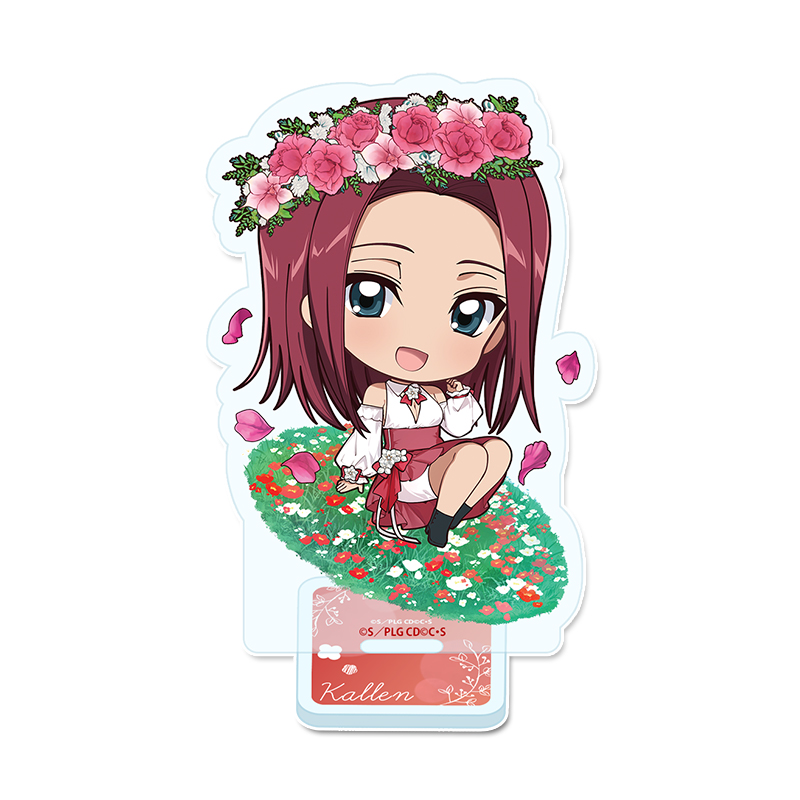 "Code Geass Lelouch of the Rebellion" Puchichoko Acrylic Stand Kallen (B) Flower Collection