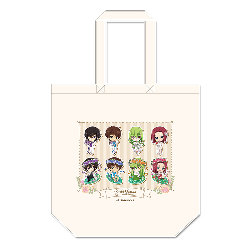 "Code Geass Lelouch of the Rebellion" Puchichoko Canvas Tote Bag Flower Collection