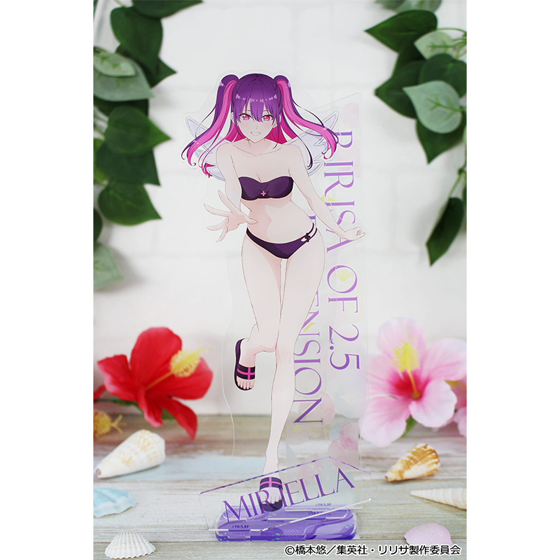 "2.5 Dimensional Seduction" Original Illustration Big Acrylic Stand Miriella Swimwear Ver.