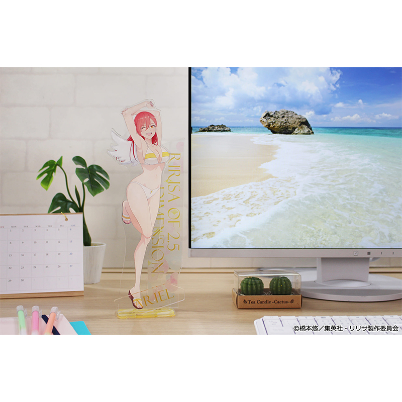 "2.5 Dimensional Seduction" Original Illustration Big Acrylic Stand Ariel Swimwear Ver.