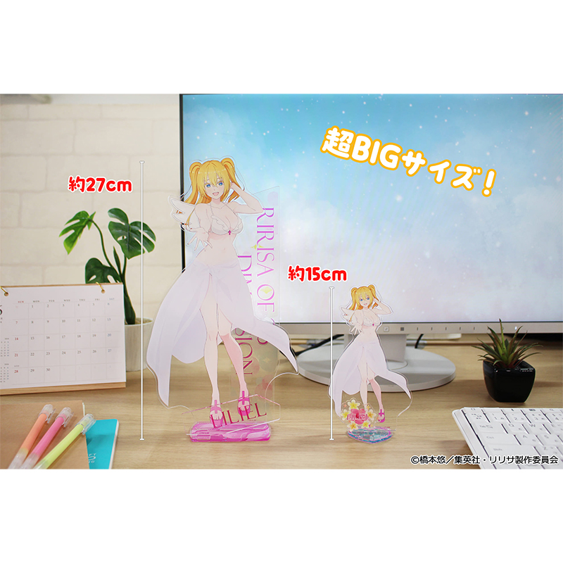 "2.5 Dimensional Seduction" Original Illustration Big Acrylic Stand Nokiel Swimwear Ver.