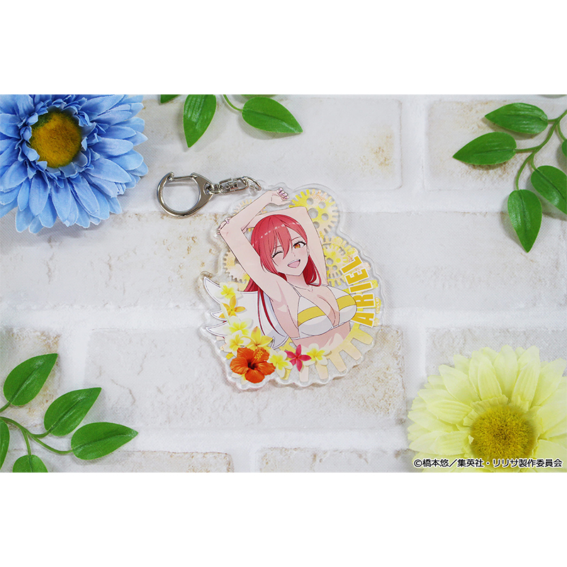 "2.5 Dimensional Seduction" Original Illustration Acrylic Key Chain Ariel Swimwear Ver.