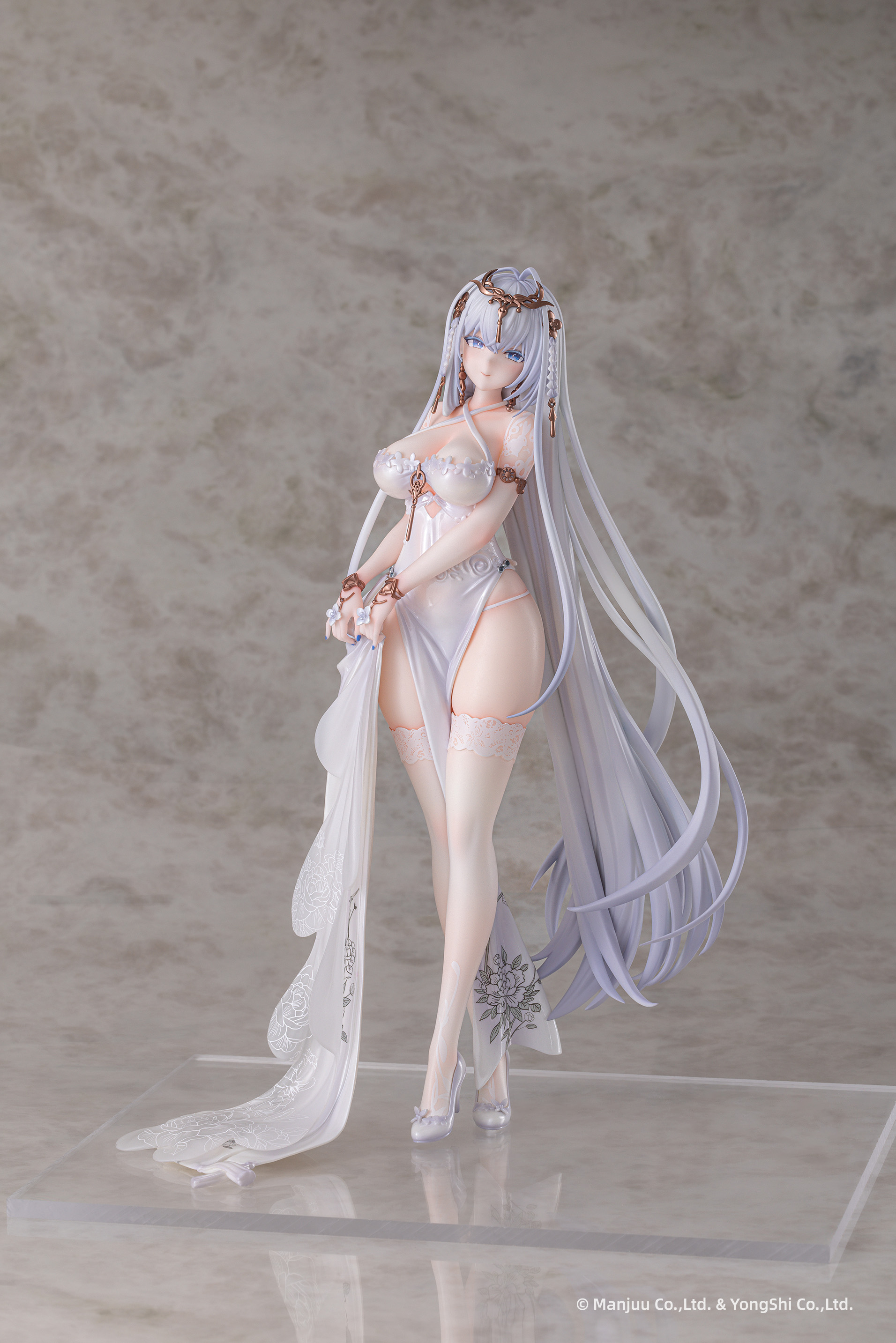 ANIGAME "AZUR LANE" EMDEN: MOONSILVER UNION VER. 1/6 SCALE FIGURE (WHITE)