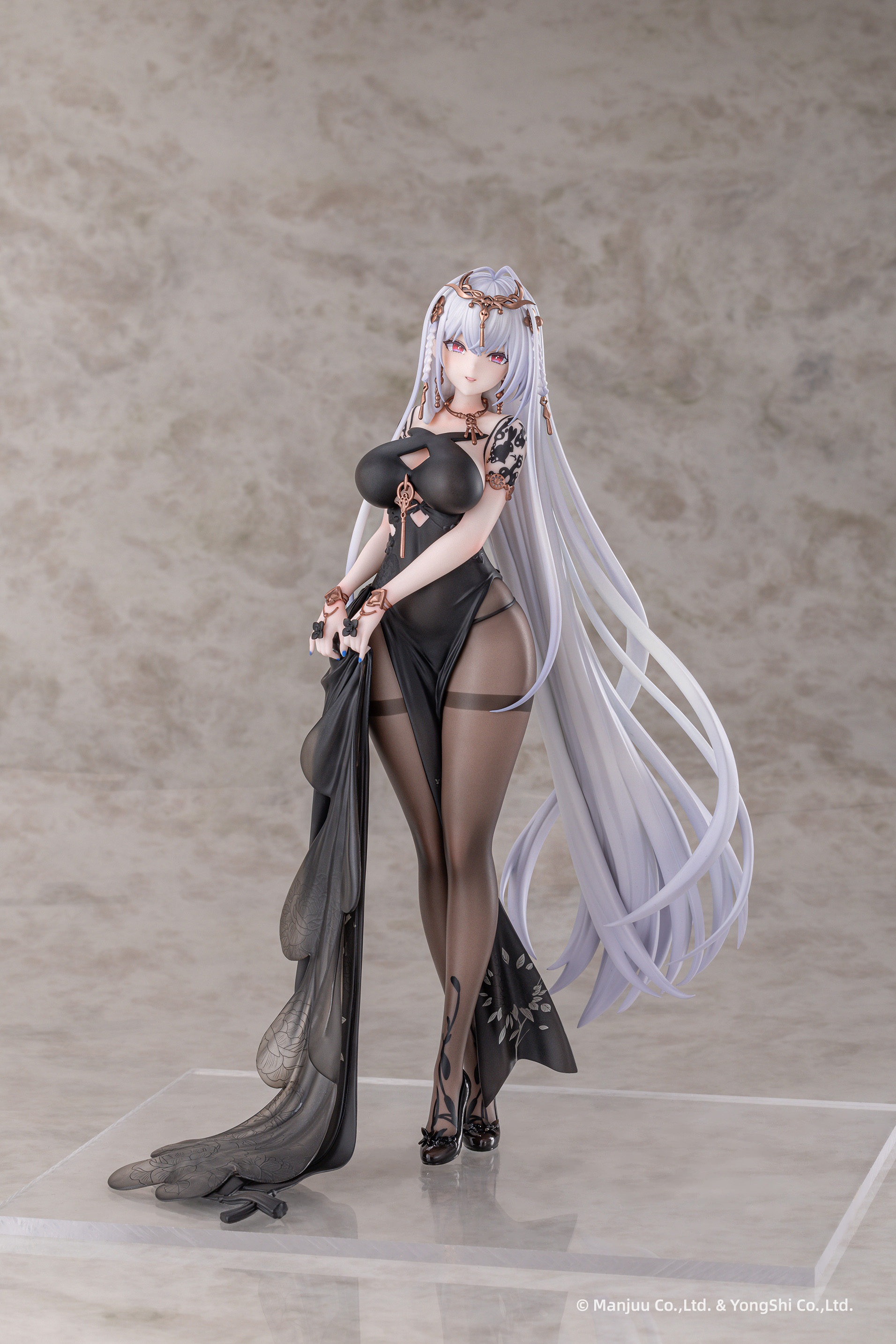 ANIGAME "AZUR LANE" EMDEN: MOONSILVER UNION VER. 1/6 SCALE FIGURE (BLACK)