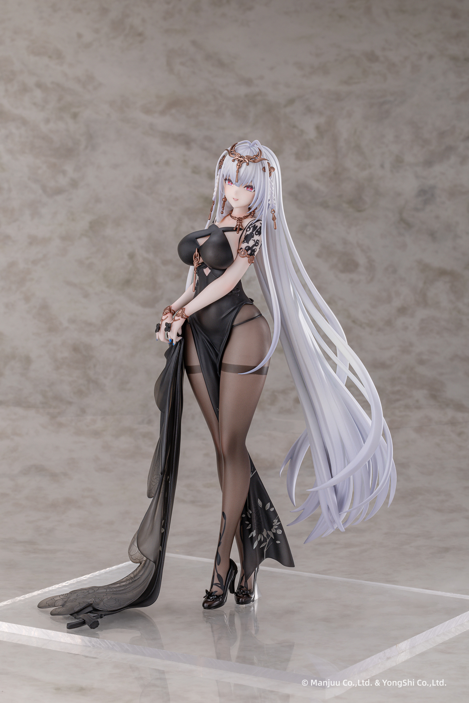 ANIGAME "AZUR LANE" EMDEN: MOONSILVER UNION VER. 1/6 SCALE FIGURE (BLACK)