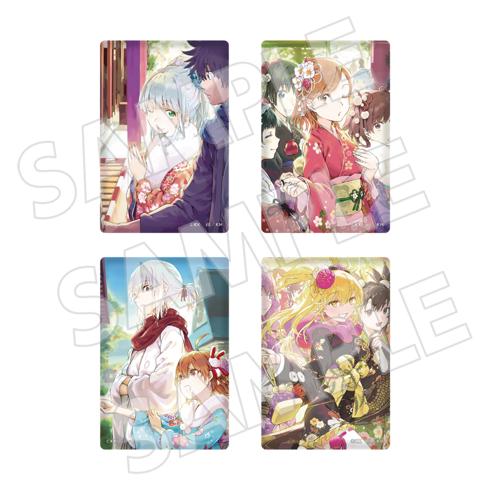 "A Certain Magical Index" 20th Anniversary Square Can Badge Set Ver. Onenga