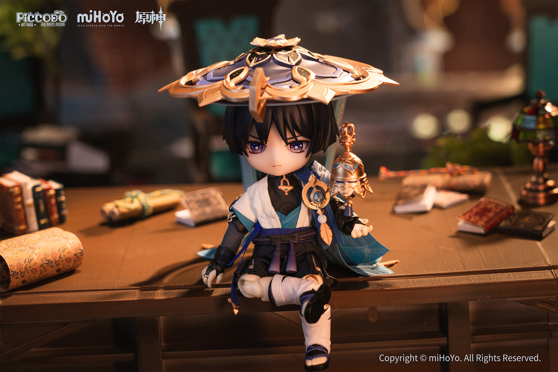 PICCODO ACTION DOLL X "GENSHIN IMPACT" WANDERER DEFORMED DOLL