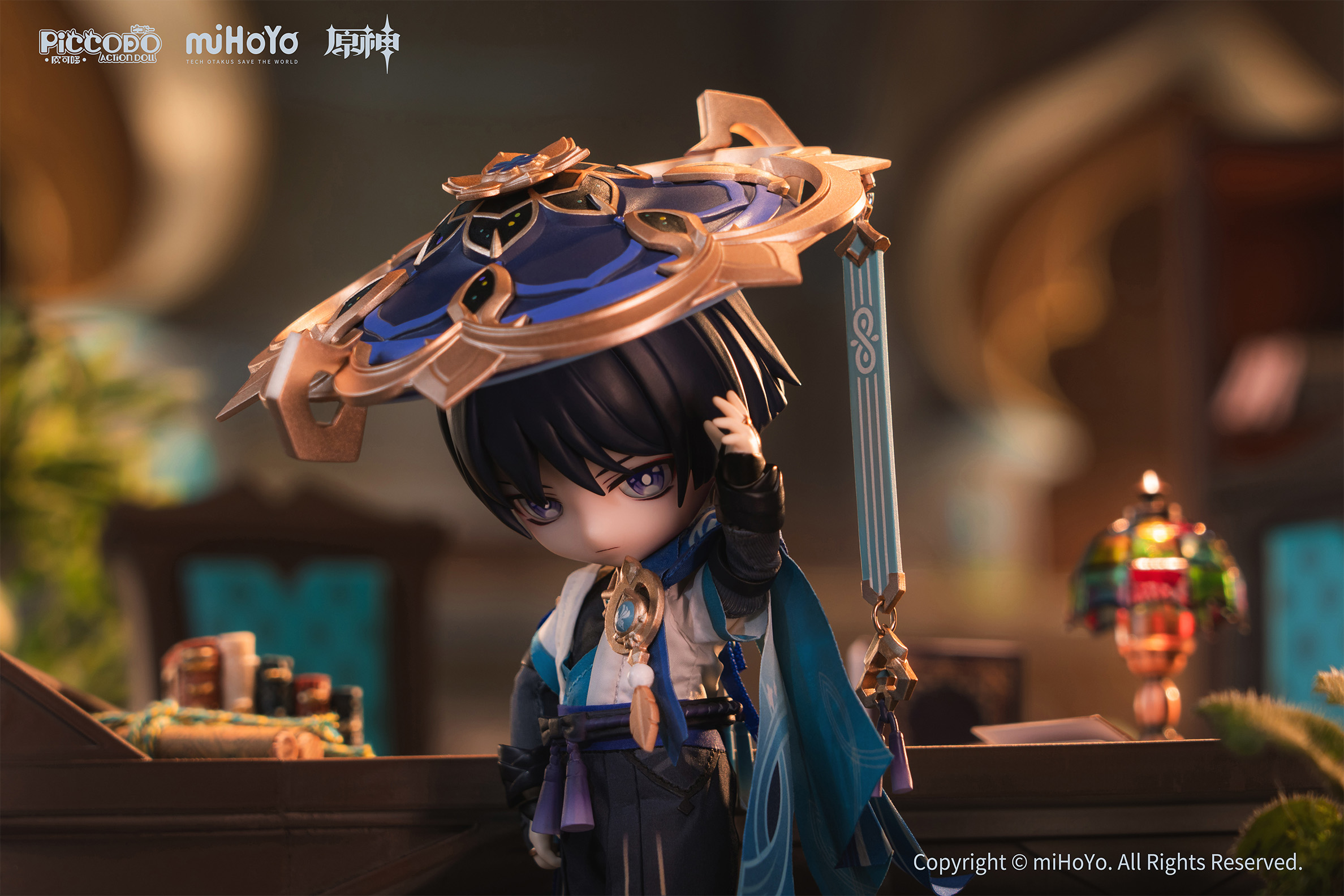 PICCODO ACTION DOLL X "GENSHIN IMPACT" WANDERER DEFORMED DOLL