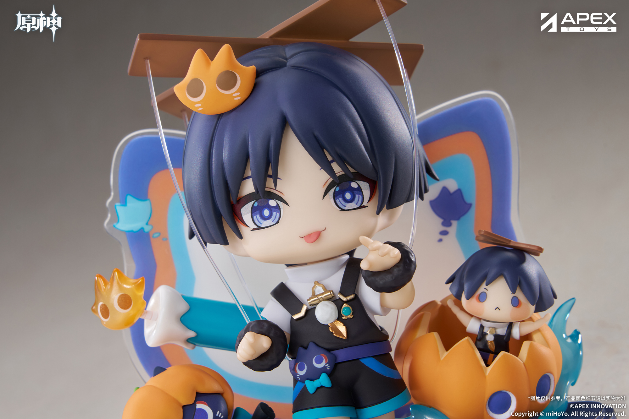 "Genshin Impact" Twilight Whimsy Series Chibi Chara Figure Wanderer