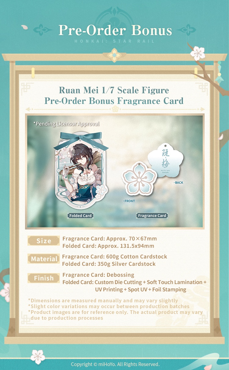 "Honkai: Star Rail" Ruan Mei 1/7 Scale Figure Plumblossom Letter Ver.