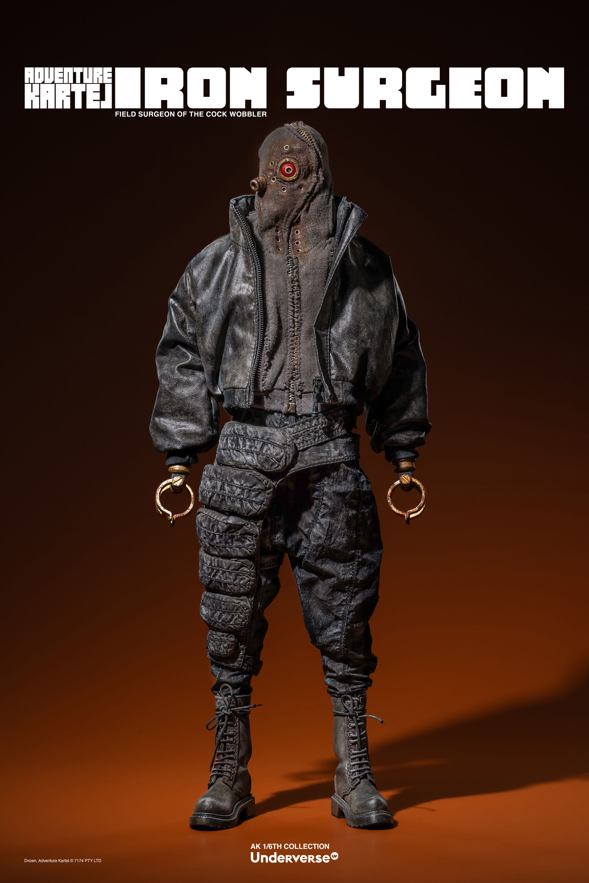UNDERVERSE ADVENTURE KARTEL THE IRON SURGEON 1/6 SCALE ACTION FIGURE