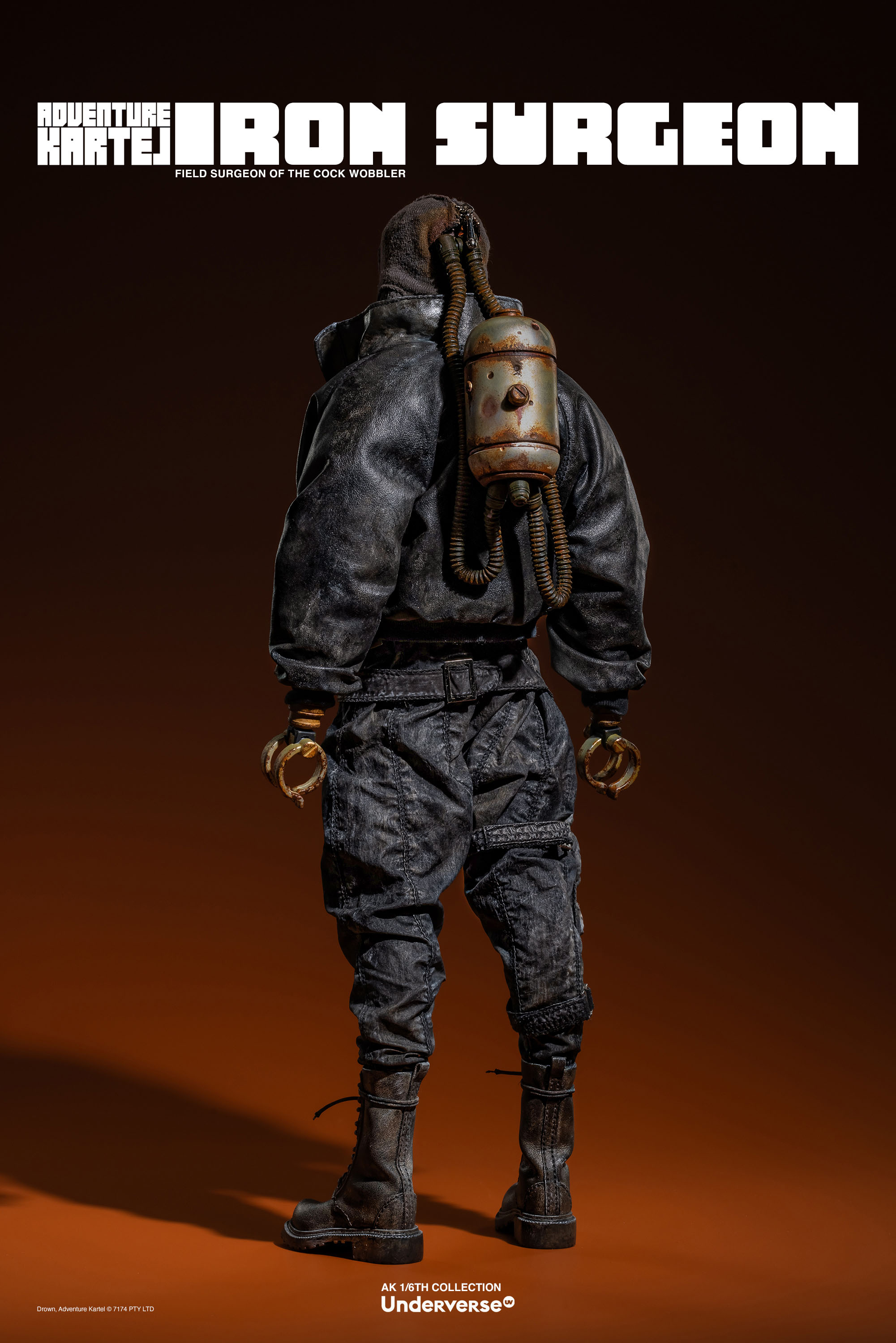 UNDERVERSE ADVENTURE KARTEL THE IRON SURGEON 1/6 SCALE ACTION FIGURE