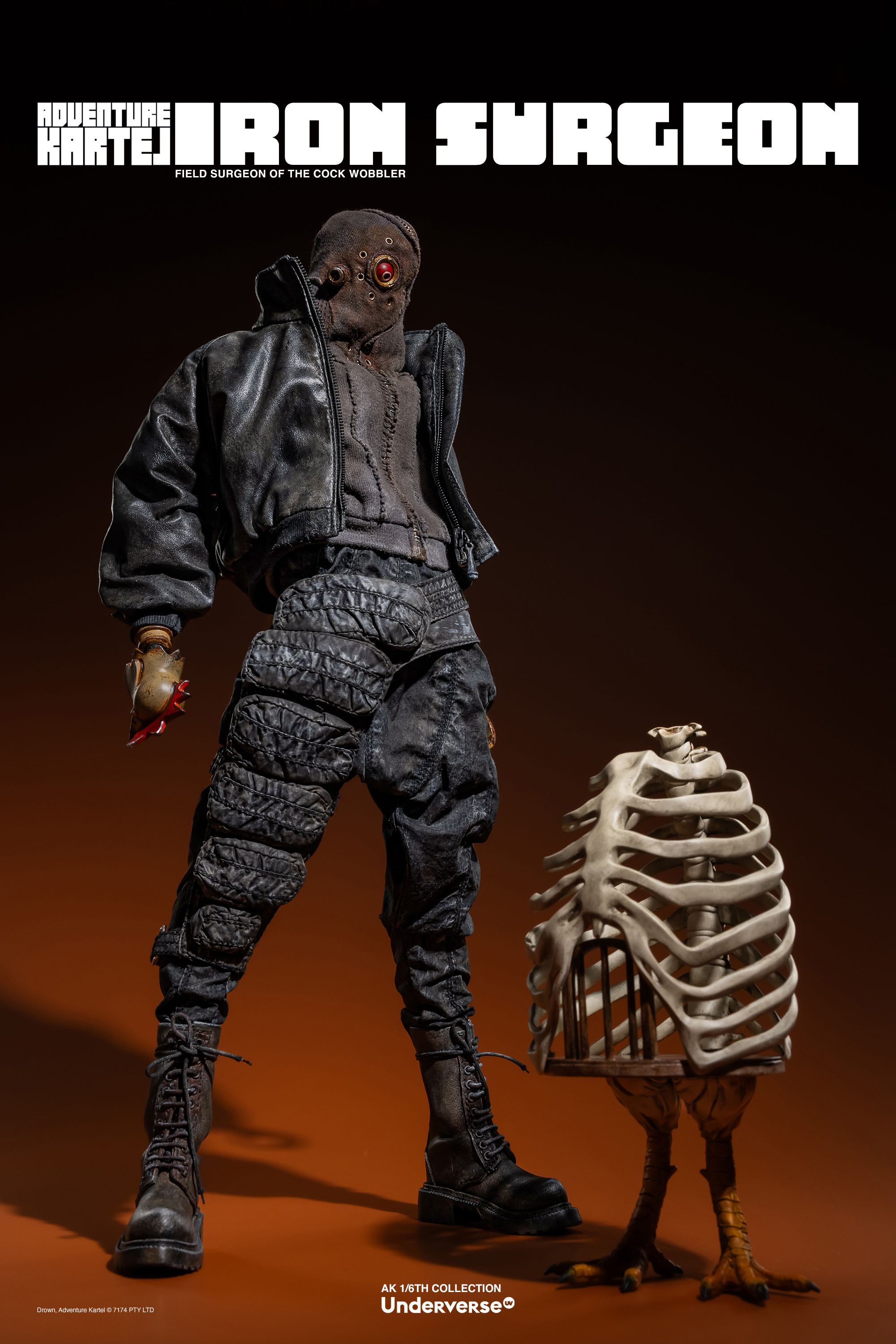 UNDERVERSE ADVENTURE KARTEL THE IRON SURGEON 1/6 SCALE ACTION FIGURE