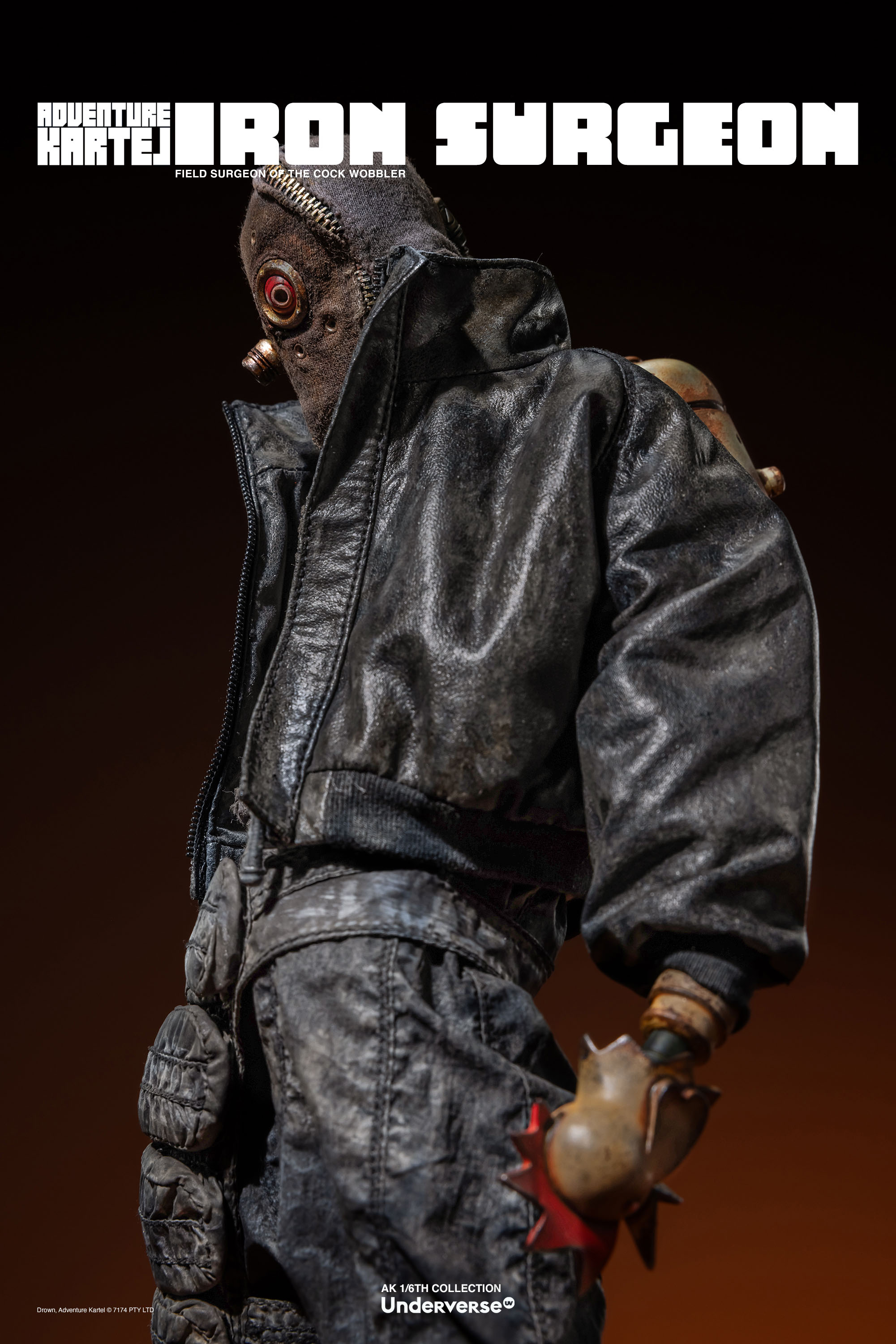 UNDERVERSE ADVENTURE KARTEL THE IRON SURGEON 1/6 SCALE ACTION FIGURE