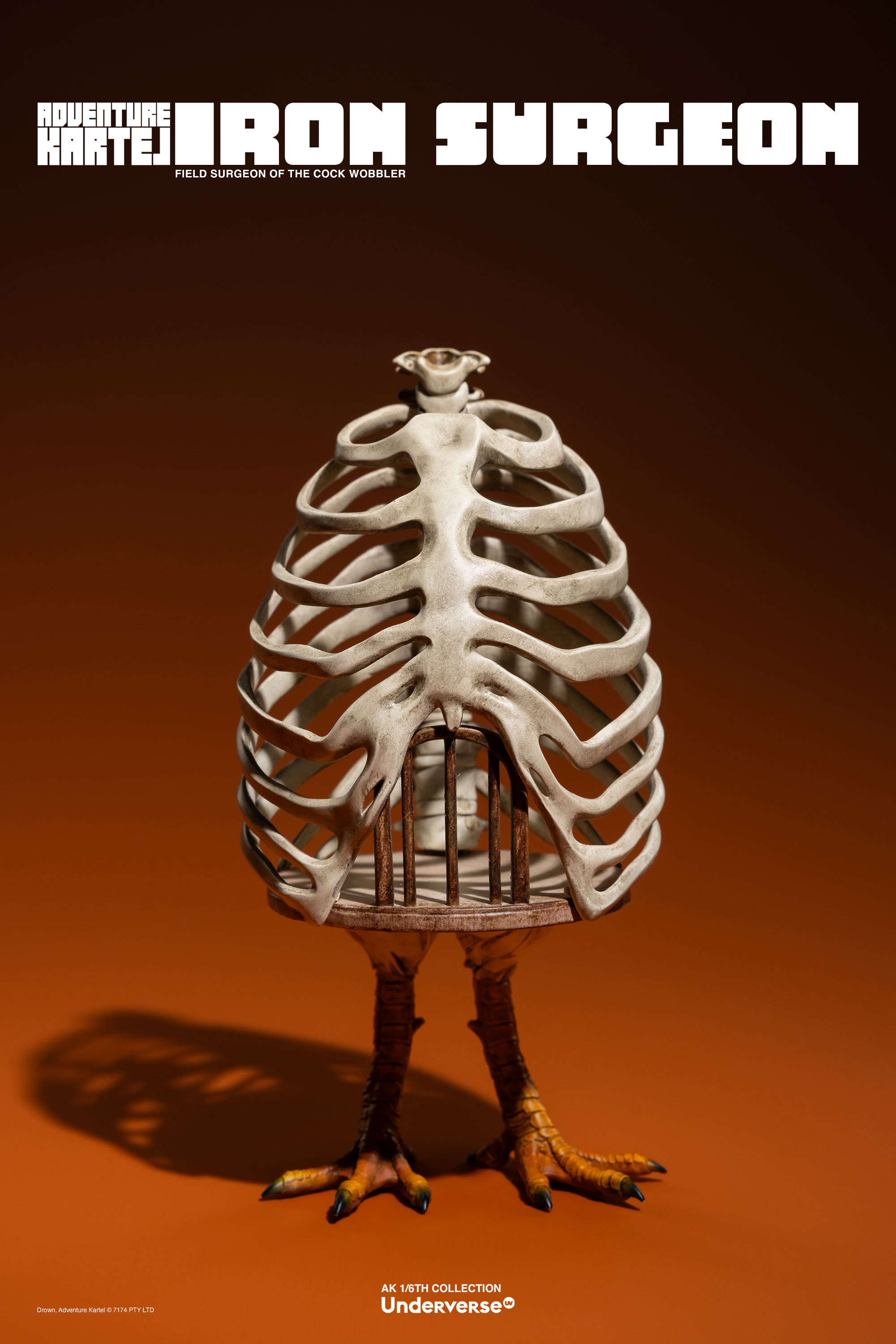 UNDERVERSE ADVENTURE KARTEL THE IRON SURGEON 1/6 SCALE ACTION FIGURE