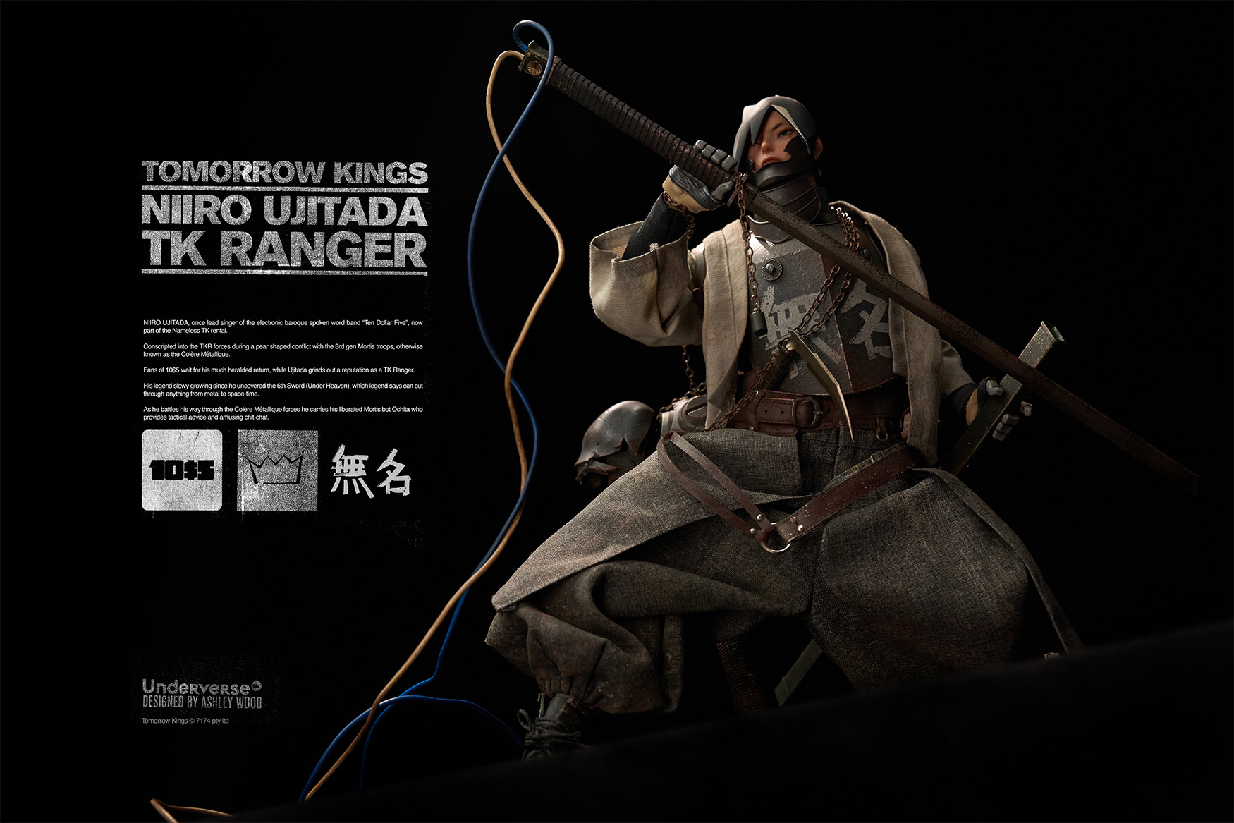 UNDERVERSE TOMORROW KINGS TK RANGER NIIRO UJITADA 1/6 SCALE ACTION FIGURE