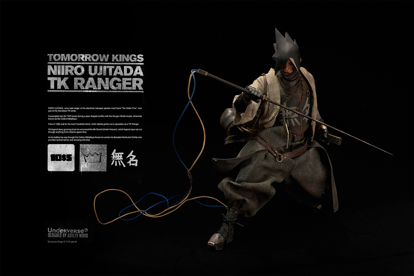 UNDERVERSE TOMORROW KINGS TK RANGER NIIRO UJITADA 1/6 SCALE ACTION FIGURE