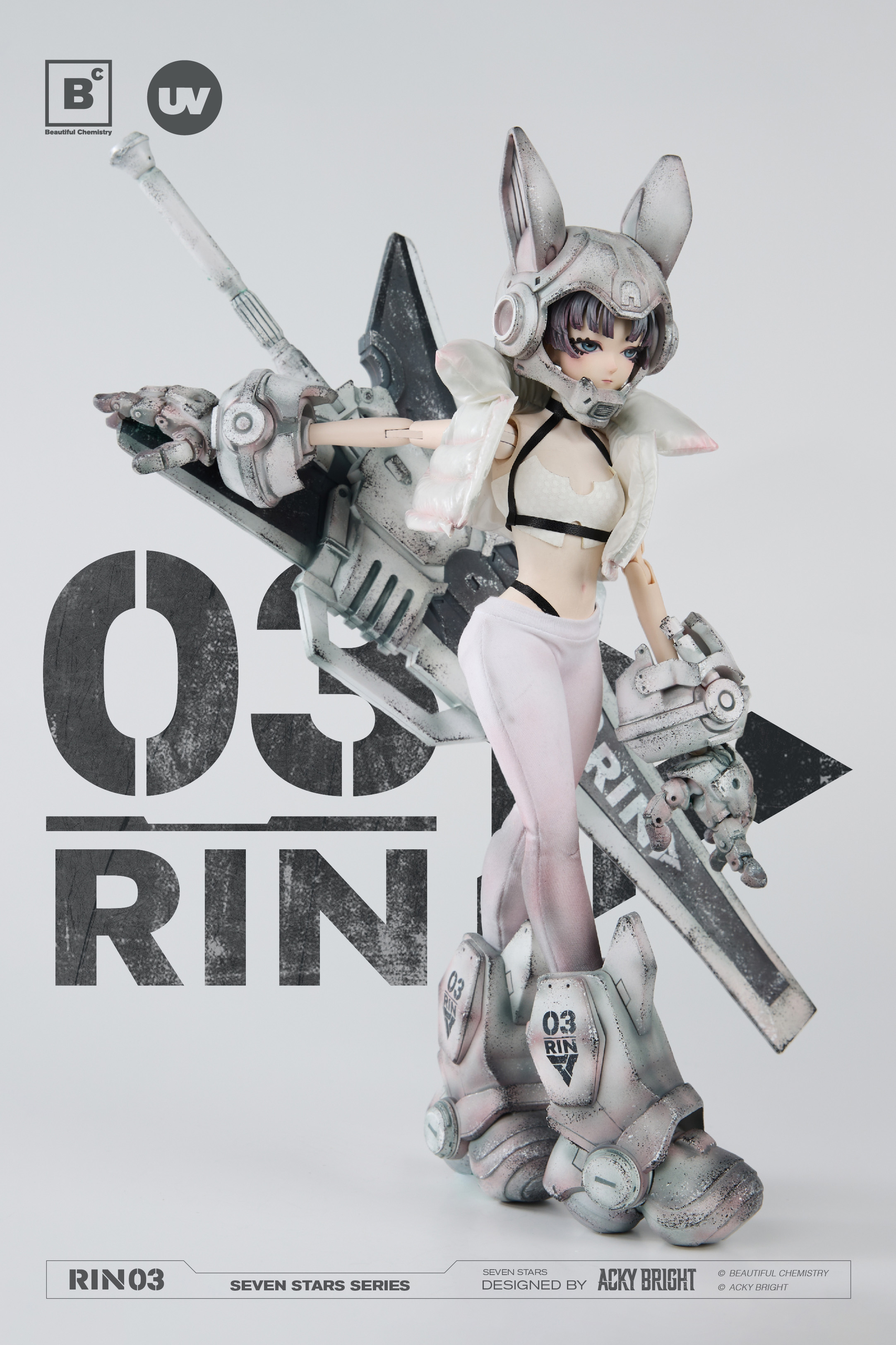 BEAUTIFUL CHEMISTRY SEVEN STARS SERIES NO.3 RIN 1/6 SCALE ACTION FIGURE
