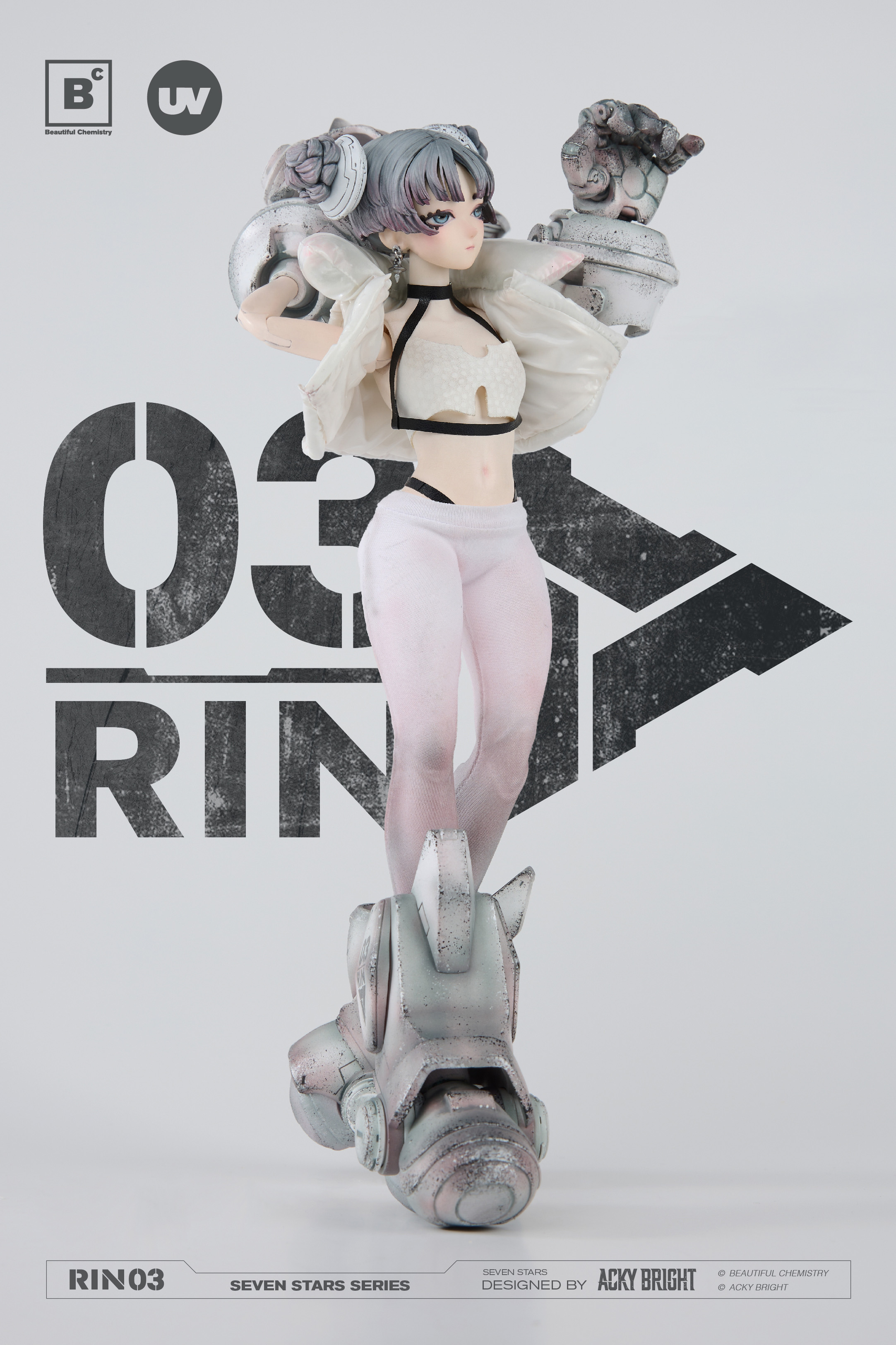 BEAUTIFUL CHEMISTRY SEVEN STARS SERIES NO.3 RIN 1/6 SCALE ACTION FIGURE