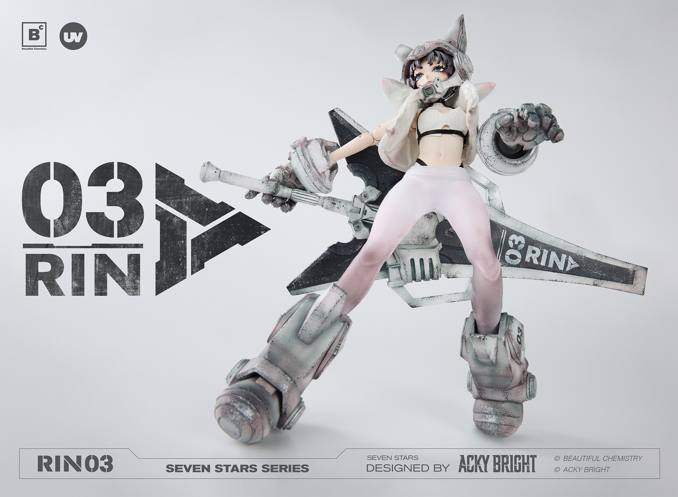 BEAUTIFUL CHEMISTRY SEVEN STARS SERIES NO.3 RIN 1/6 SCALE ACTION FIGURE