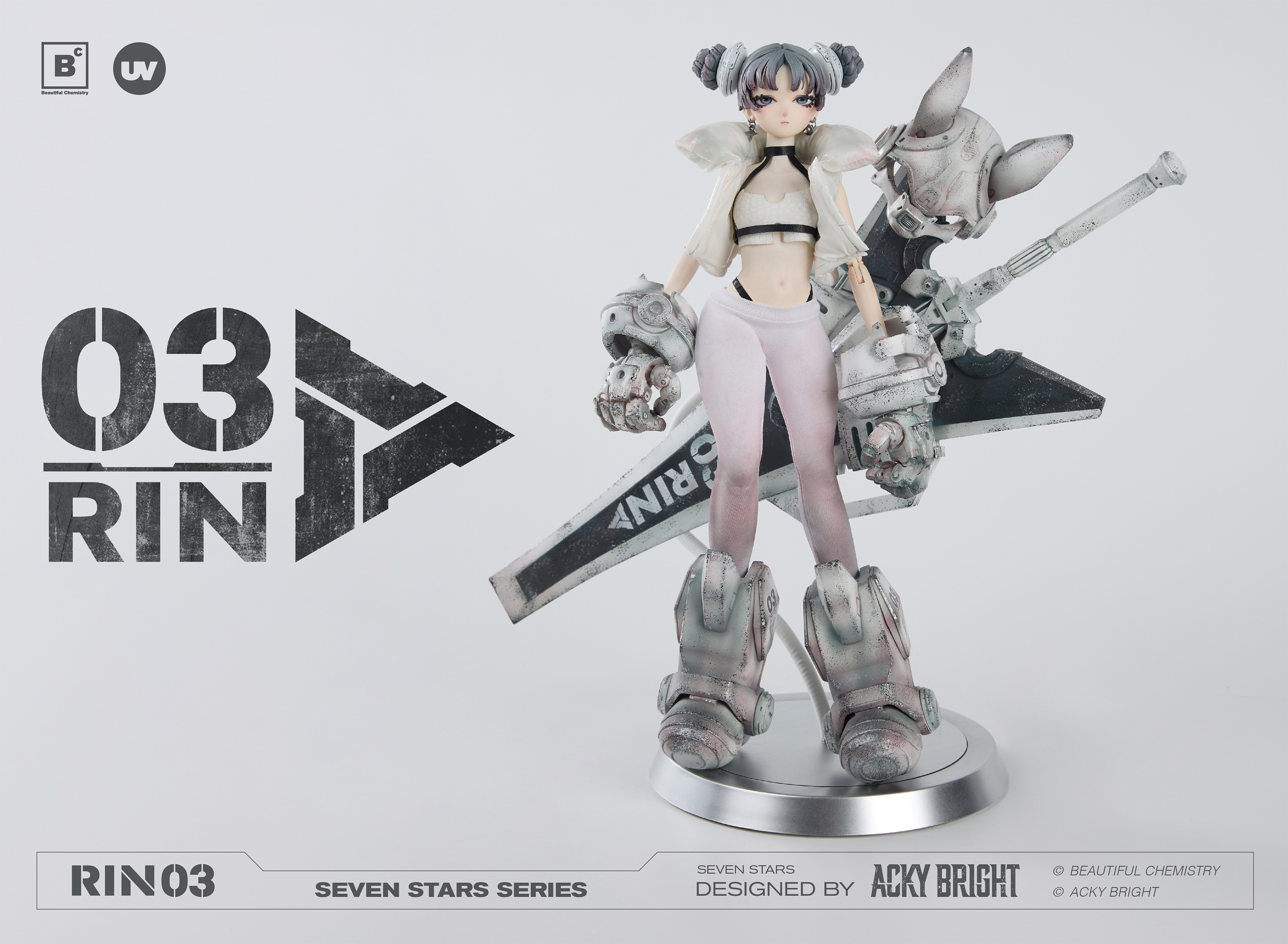 BEAUTIFUL CHEMISTRY SEVEN STARS SERIES NO.3 RIN 1/6 SCALE ACTION FIGURE