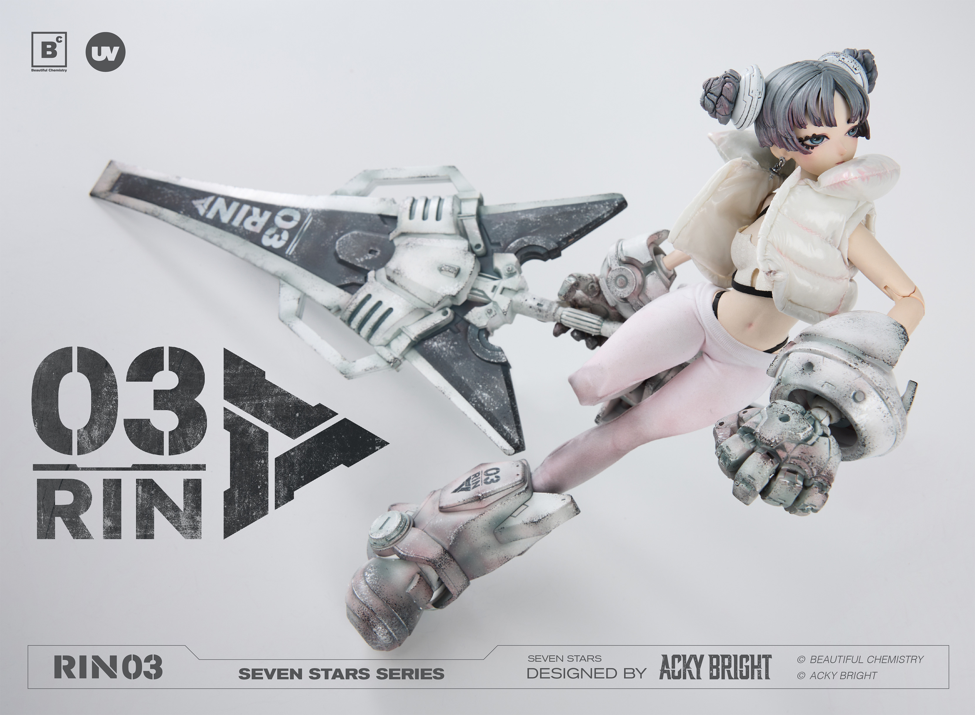 BEAUTIFUL CHEMISTRY SEVEN STARS SERIES NO.3 RIN 1/6 SCALE ACTION FIGURE