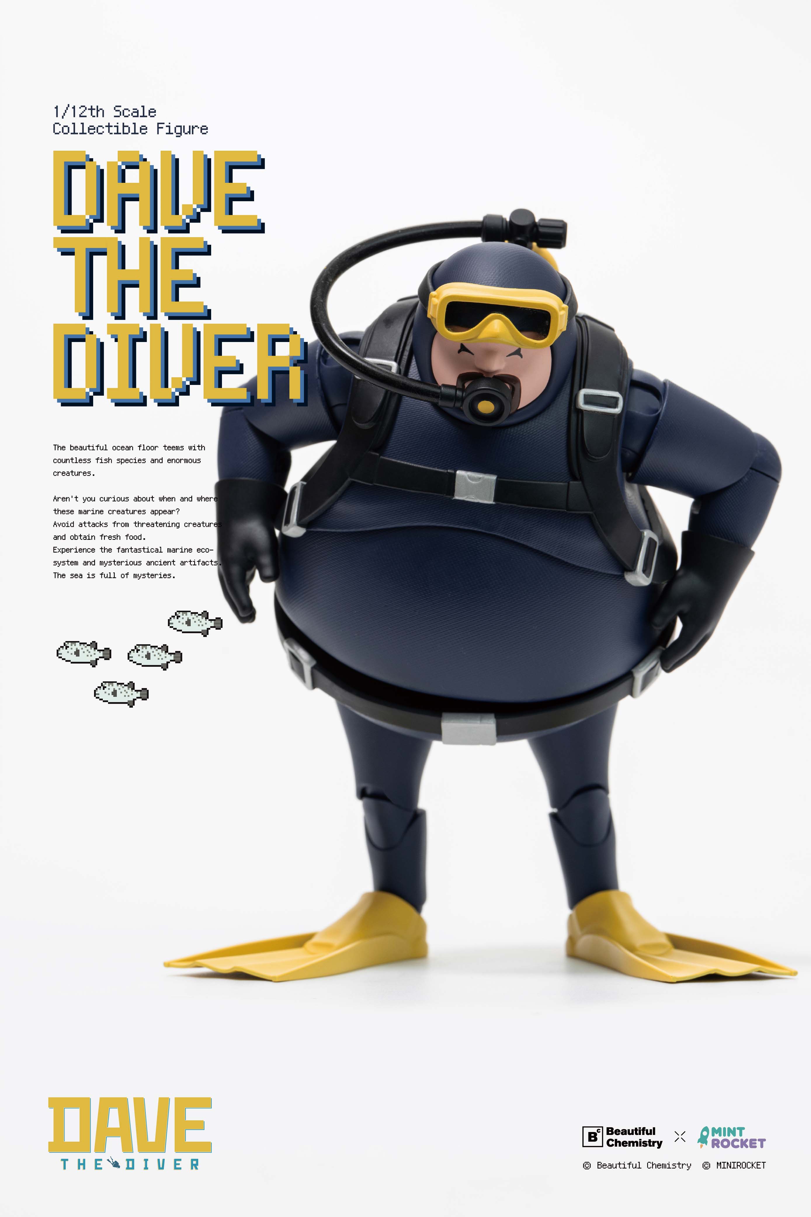 BEAUTIFUL CHEMISTRY x "DAVE THE DIVER" DAVE 1/12 SCALE ACTION FIGURE