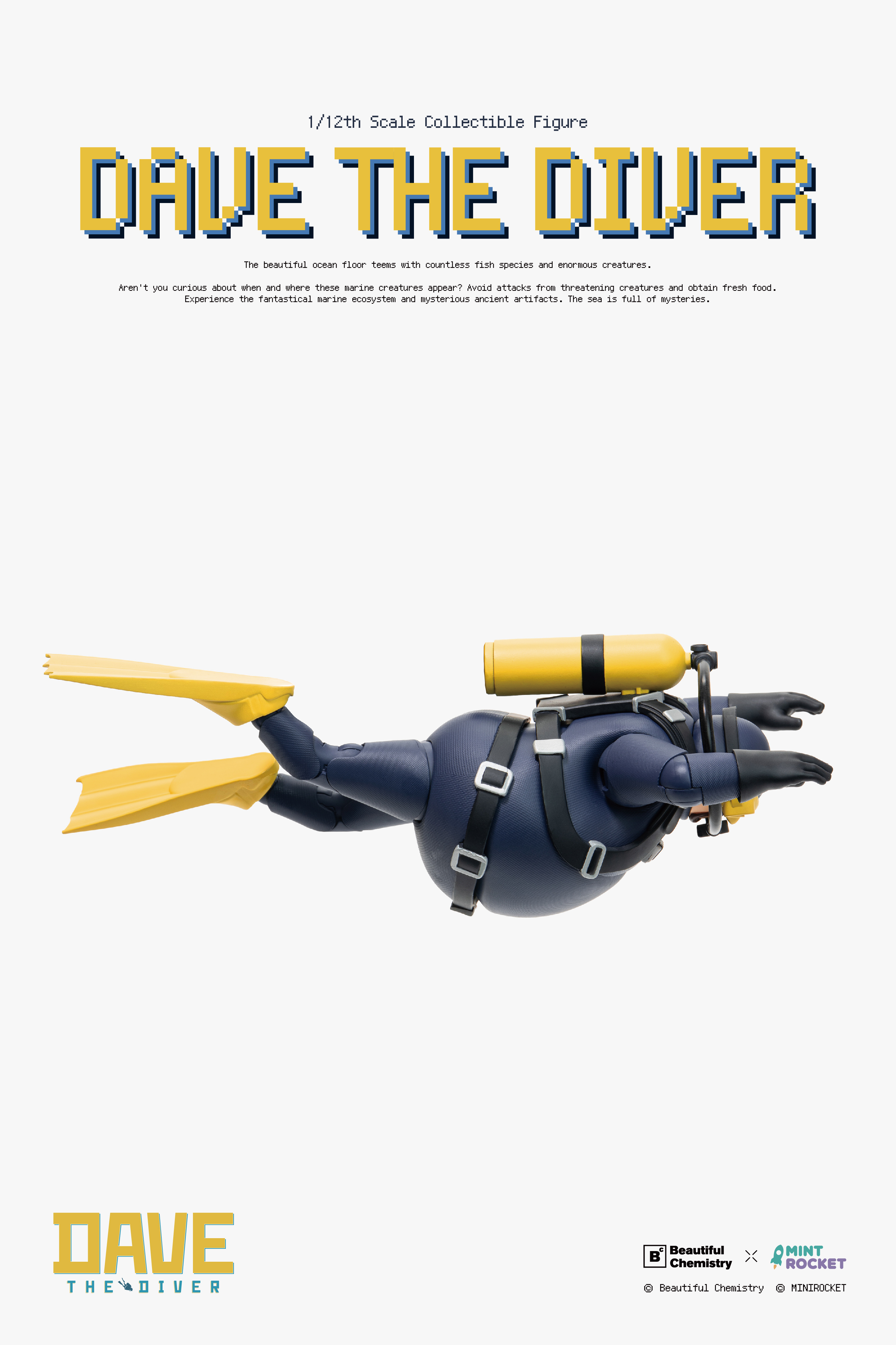 BEAUTIFUL CHEMISTRY x "DAVE THE DIVER" DAVE 1/12 SCALE ACTION FIGURE