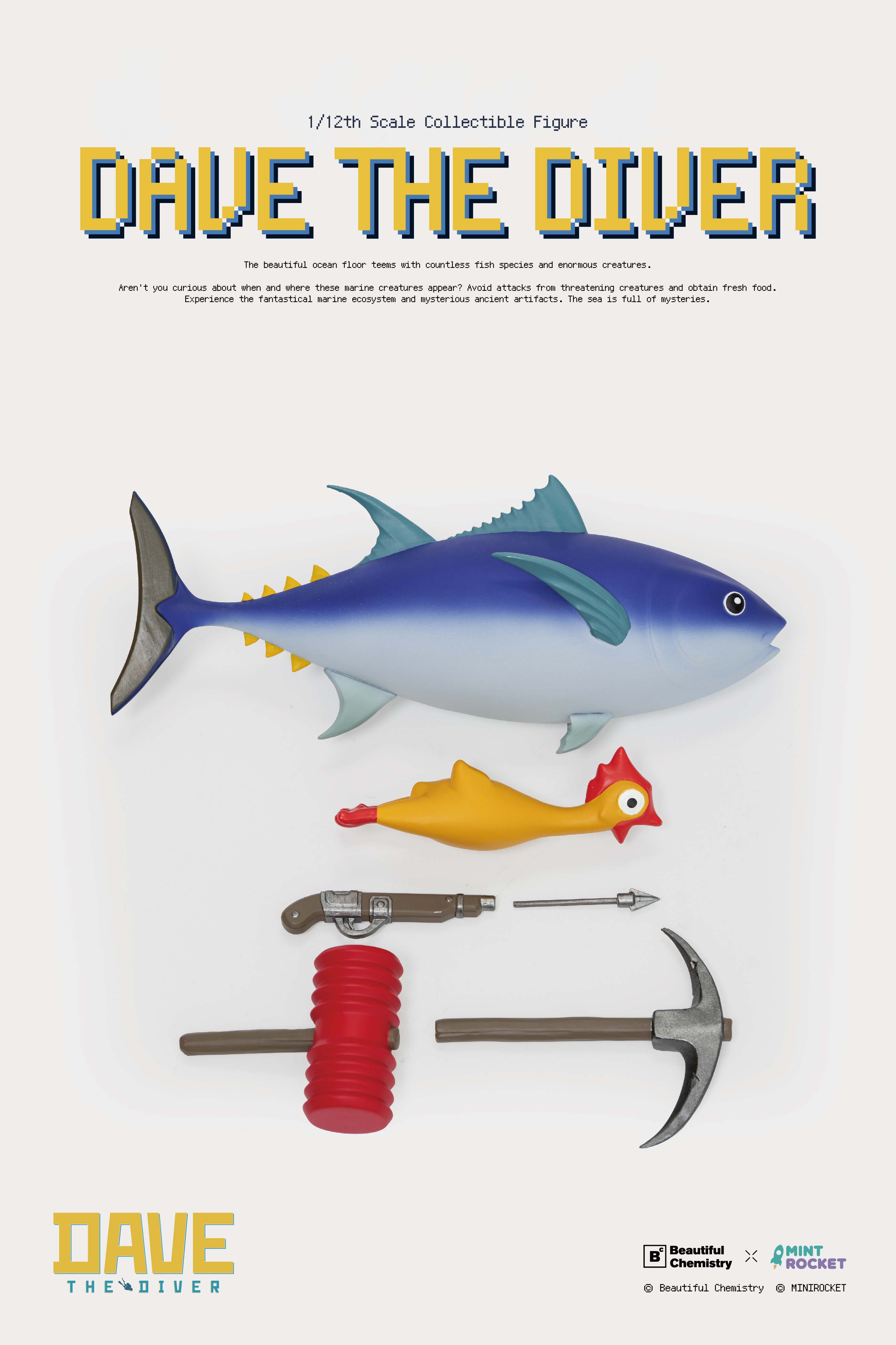 BEAUTIFUL CHEMISTRY x "DAVE THE DIVER" DAVE 1/12 SCALE ACTION FIGURE
