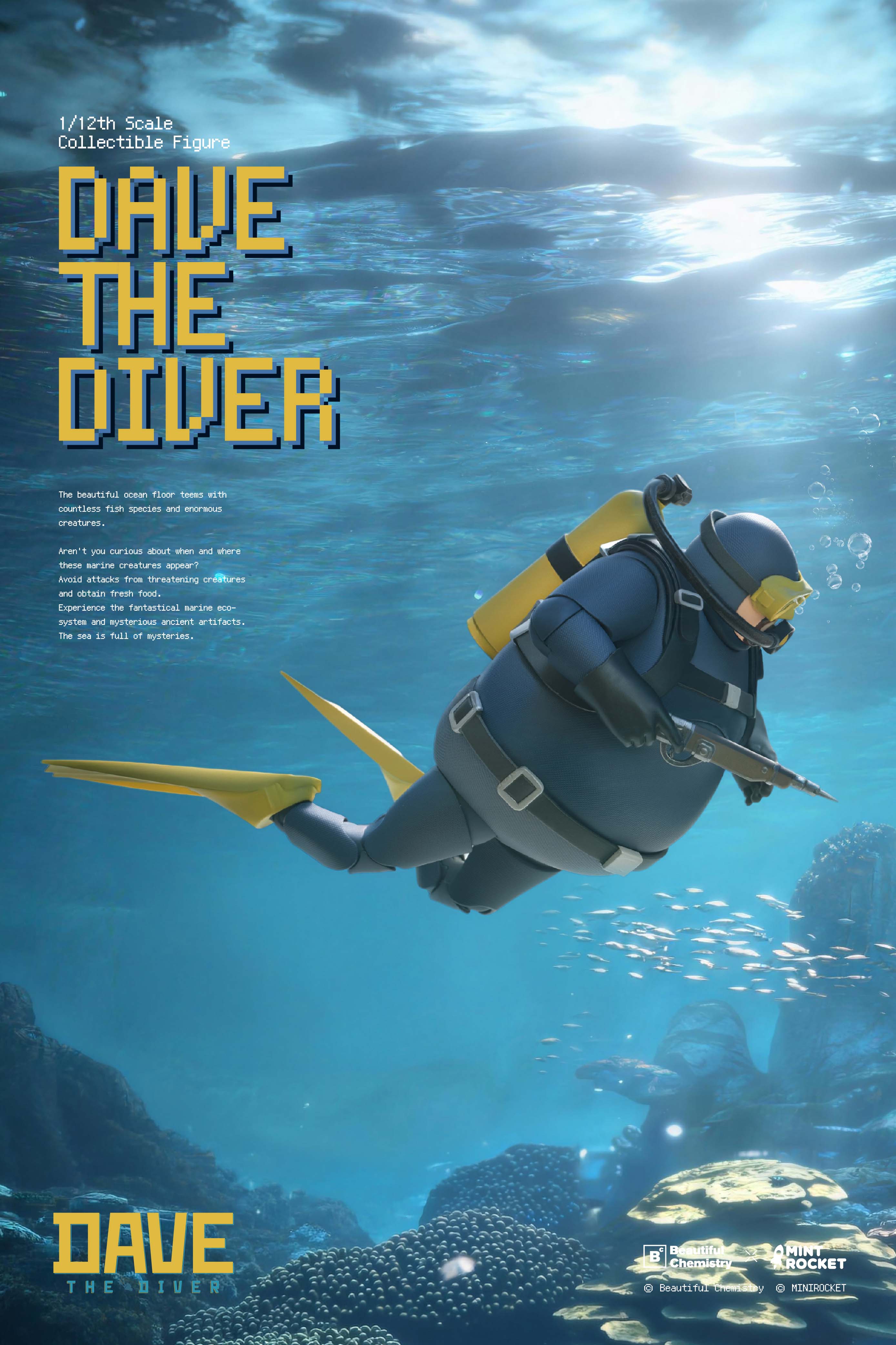BEAUTIFUL CHEMISTRY x "DAVE THE DIVER" DAVE 1/12 SCALE ACTION FIGURE
