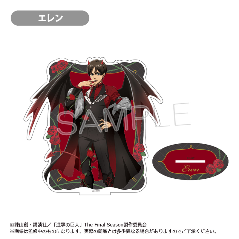 "Attack on Titan" Big Acrylic Stand Devil Ver. Eren