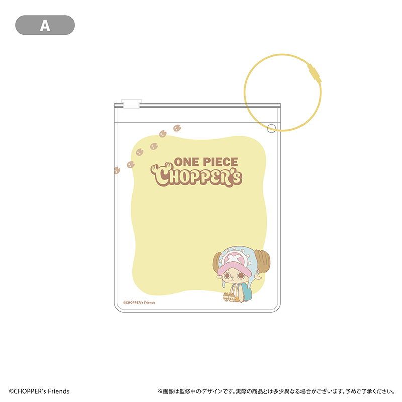 "One Piece CHOPPER's" Clear Zipper Case A