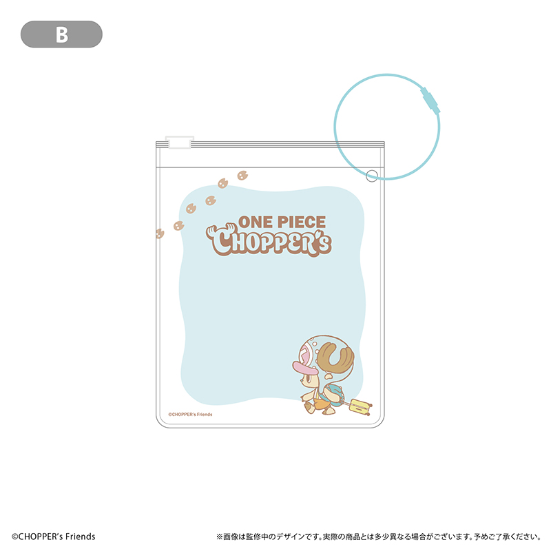 "One Piece CHOPPER's" Clear Zipper Case B