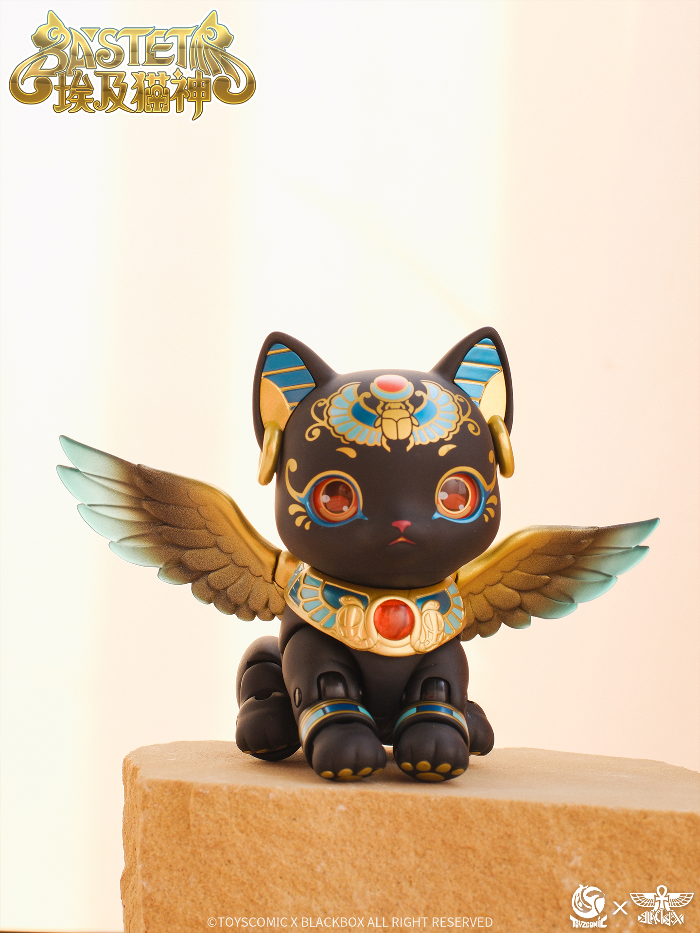 TOYSCOMIC x BLACKBOX BASTET NON-SCALE ACTION FIGURE (BLACK)